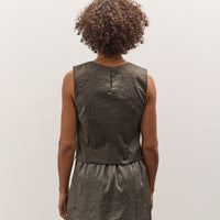 Lauren Manoogian Crop Bodice, Pewter