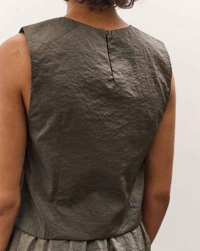 Lauren Manoogian Crop Bodice, Pewter