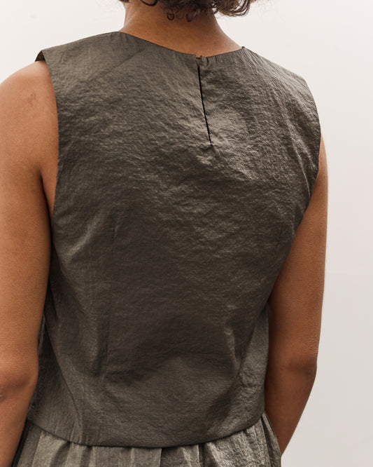 Lauren Manoogian Crop Bodice, Pewter