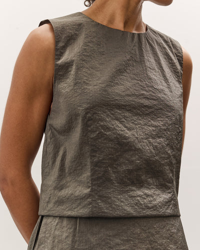 Lauren Manoogian Crop Bodice, Pewter