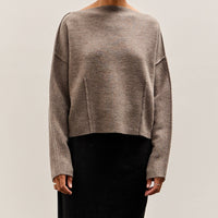 Lauren Manoogian Double Knit Boatneck, Cinder