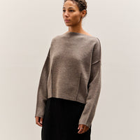 Lauren Manoogian Double Knit Boatneck, Cinder