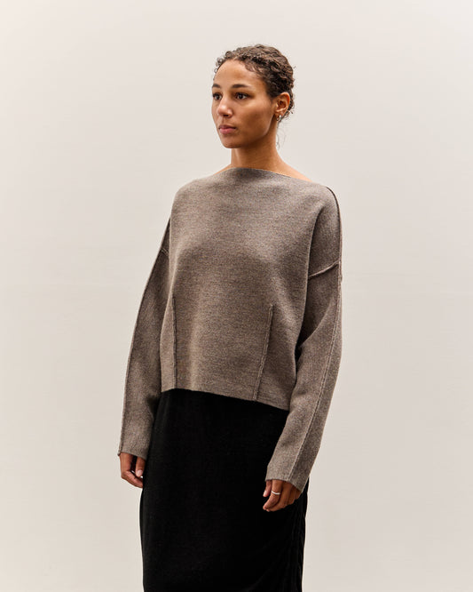 Lauren Manoogian Double Knit Boatneck, Cinder
