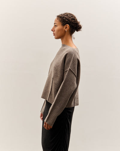 Lauren Manoogian Double Knit Boatneck, Cinder