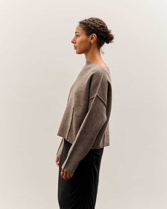 Lauren Manoogian Double Knit Boatneck, Cinder