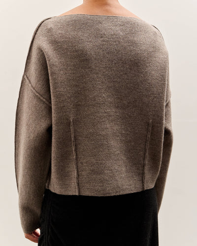 Lauren Manoogian Double Knit Boatneck, Cinder