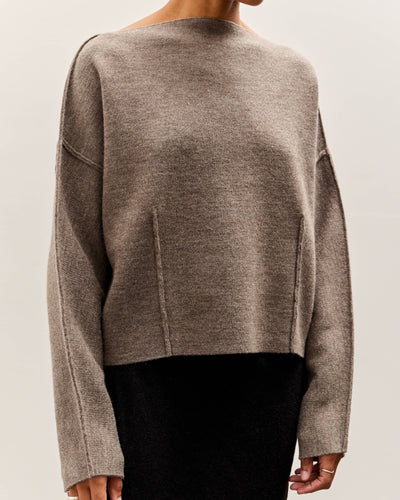 Lauren Manoogian Double Knit Boatneck, Cinder