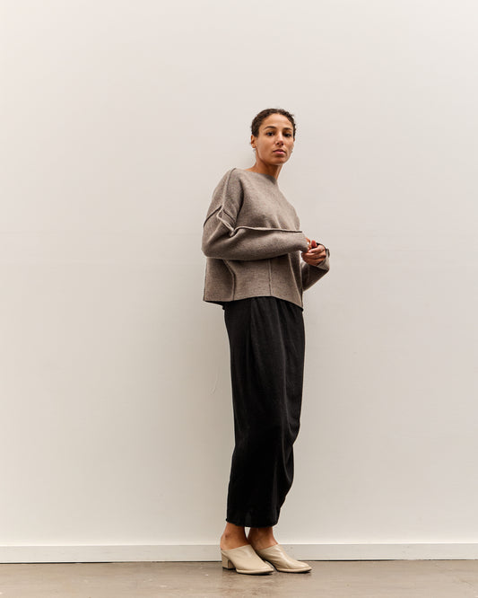 Lauren Manoogian Double Knit Boatneck, Cinder