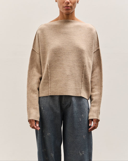 Lauren Manoogian Double Knit Boatneck, Oak