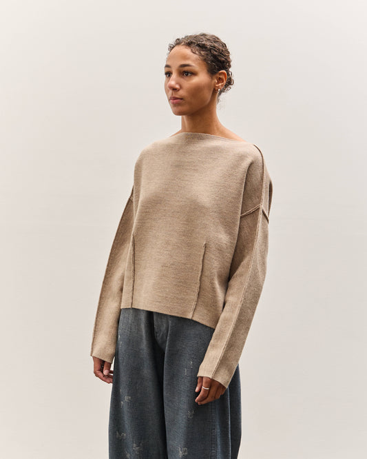 Lauren Manoogian Double Knit Boatneck, Oak