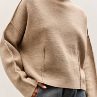 Lauren Manoogian Double Knit Boatneck, Oak
