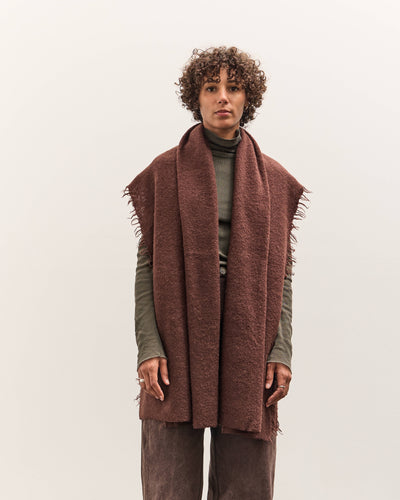 Lauren Manoogian Felt Fringe Scarf, Merlot