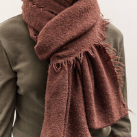 Lauren Manoogian Felt Fringe Scarf, Merlot