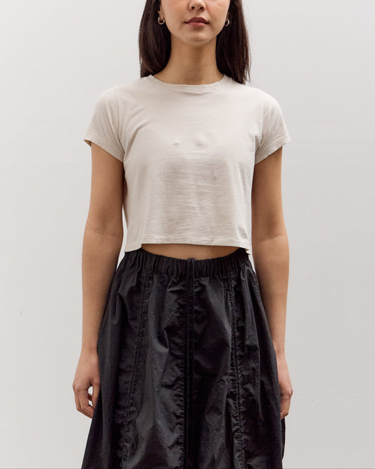 Lauren Manoogian Fine Cropped Tee, Greige