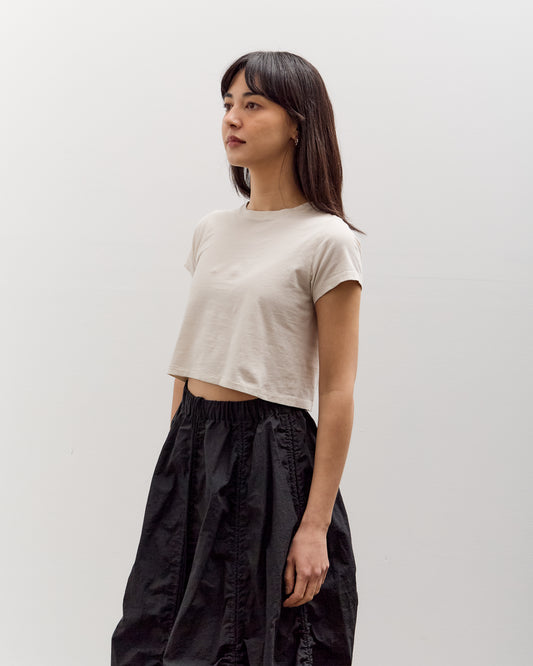 Lauren Manoogian Fine Cropped Tee, Greige