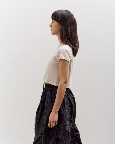 Lauren Manoogian Fine Cropped Tee, Greige