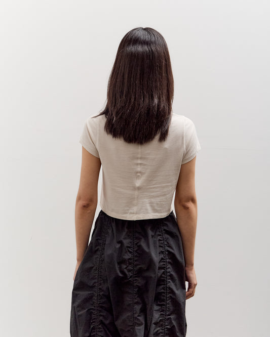 Lauren Manoogian Fine Cropped Tee, Greige
