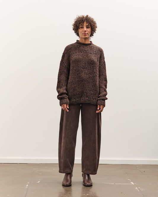 Lauren Manoogian Handknit Paint Rollneck, Black Paint