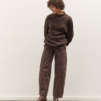 Lauren Manoogian Handknit Paint Rollneck, Black Paint
