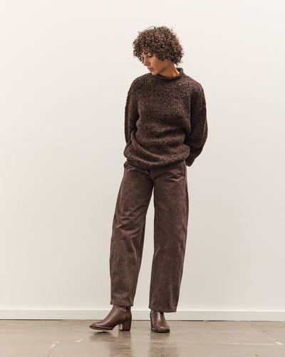Lauren Manoogian Handknit Paint Rollneck, Black Paint