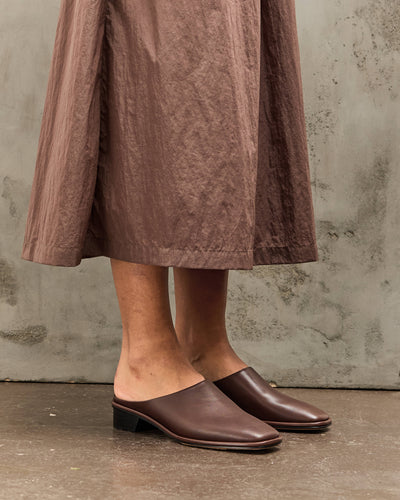 Lauren Manoogian Square Mule, Saddle