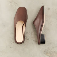 Lauren Manoogian Square Mule, Saddle