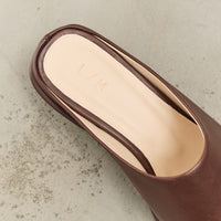 Lauren Manoogian Square Mule, Saddle