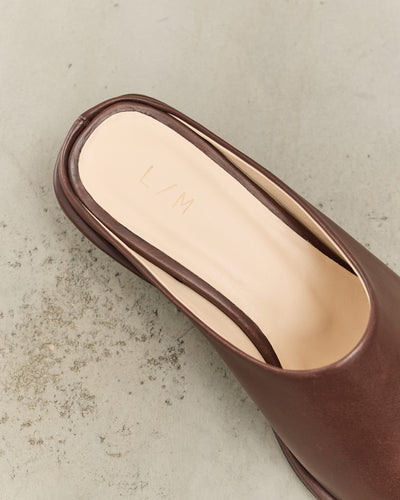 Lauren Manoogian Square Mule, Saddle