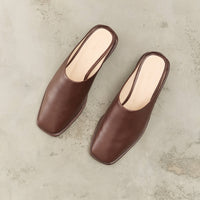 Lauren Manoogian Square Mule, Saddle