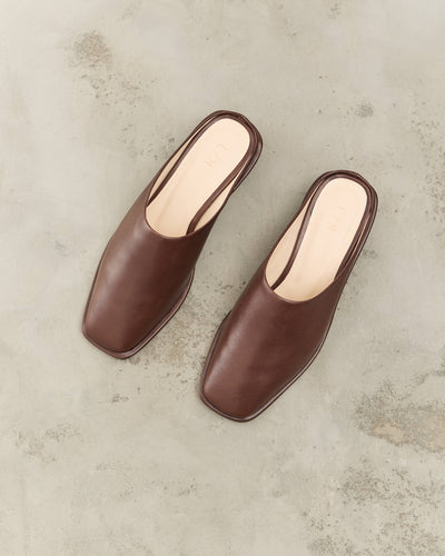 Lauren Manoogian Square Mule, Saddle
