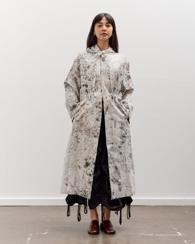 Lauren Manoogian Handpaint Hood Trench, White