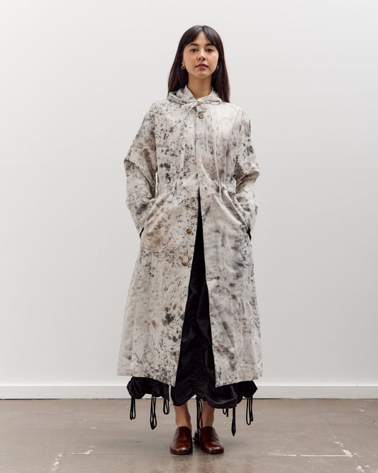 Lauren Manoogian Handpaint Hood Trench, White