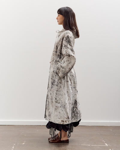 Lauren Manoogian Handpaint Hood Trench, White