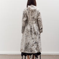 Lauren Manoogian Handpaint Hood Trench, White