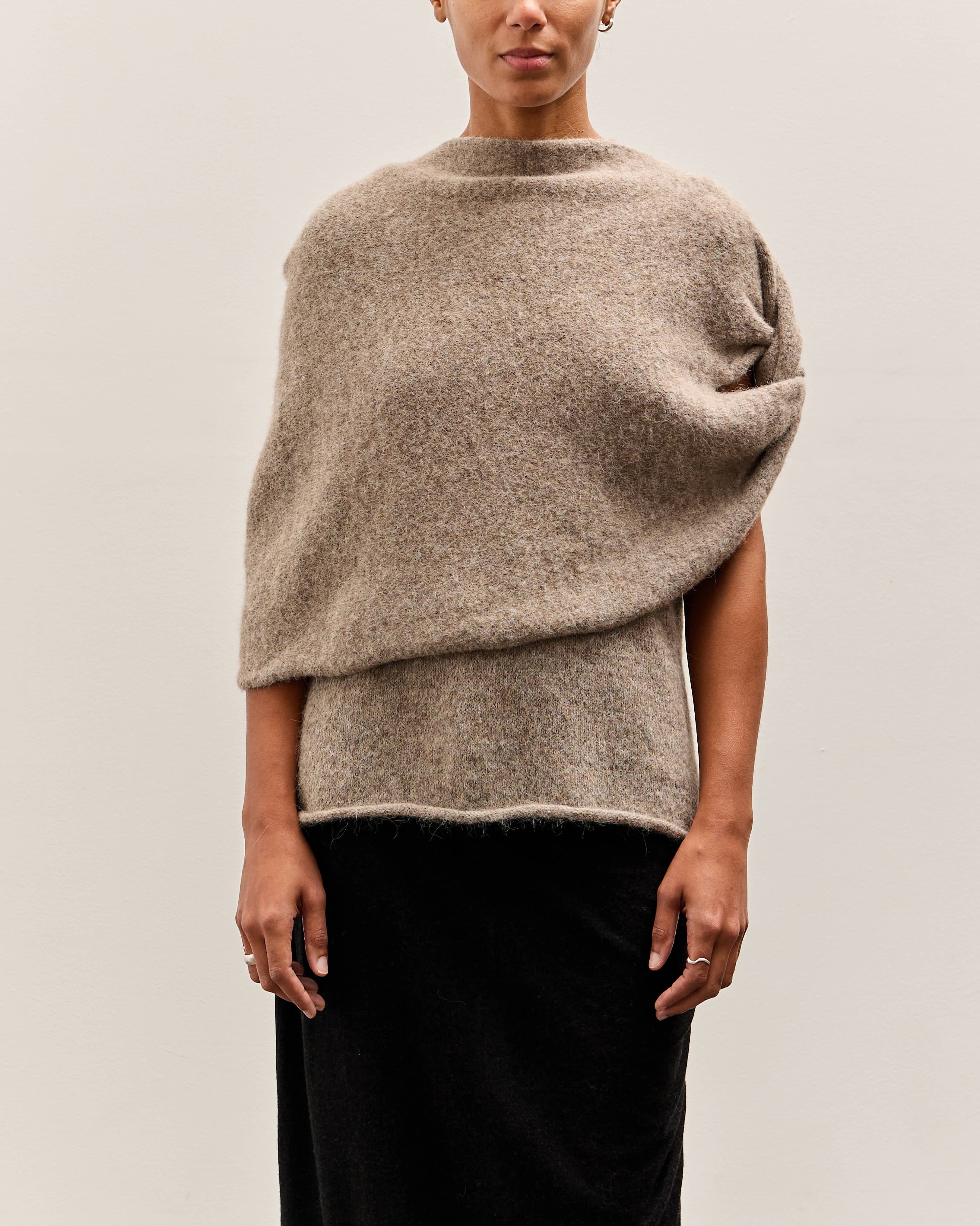 新品　Lauren manoogian oversize ニット Lauren Manoogian Taupe Oversize Crewneck Sweater Lauren Manoogian