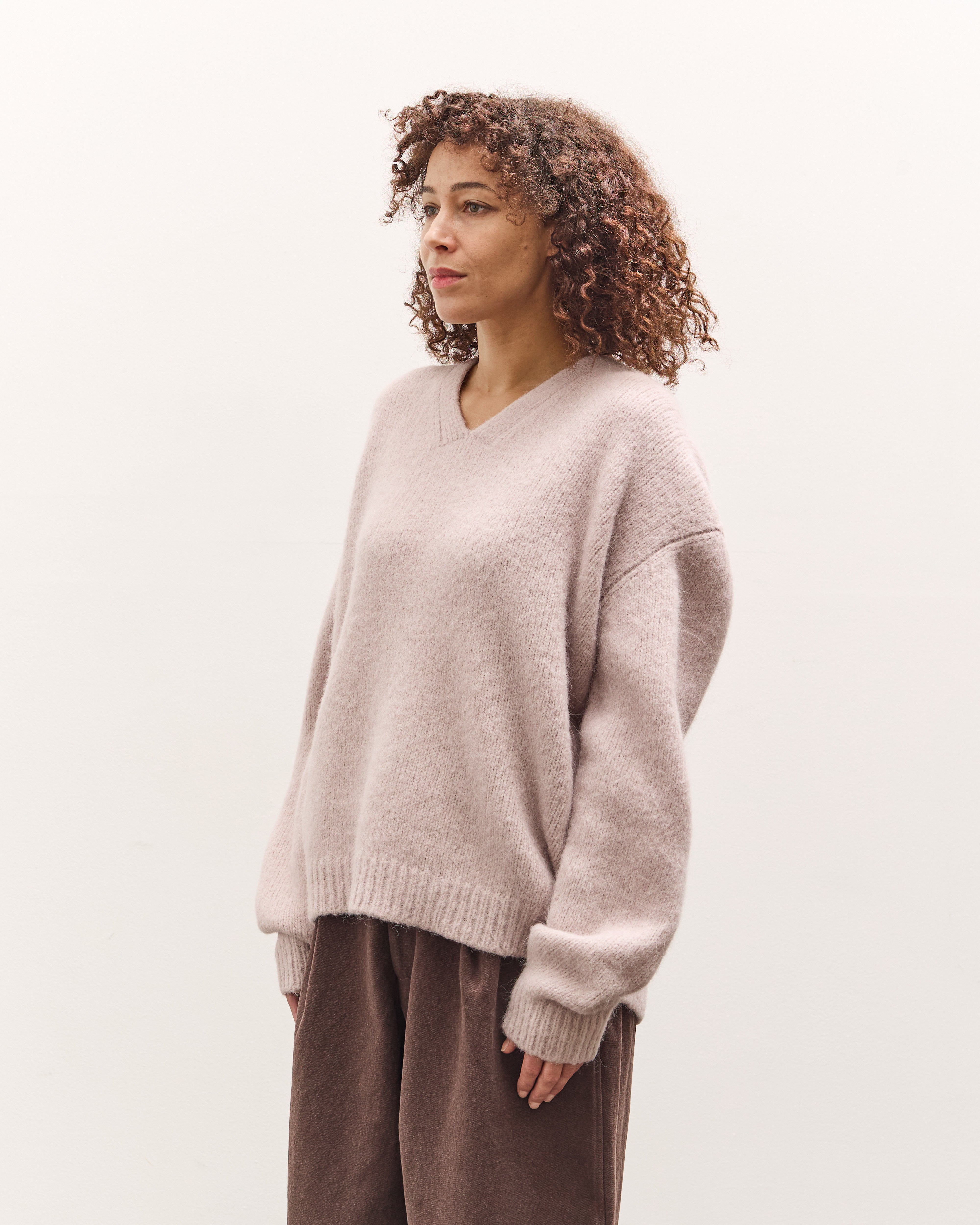 Lauren Manoogian Loft V-Neck, Lavender – Glasswing