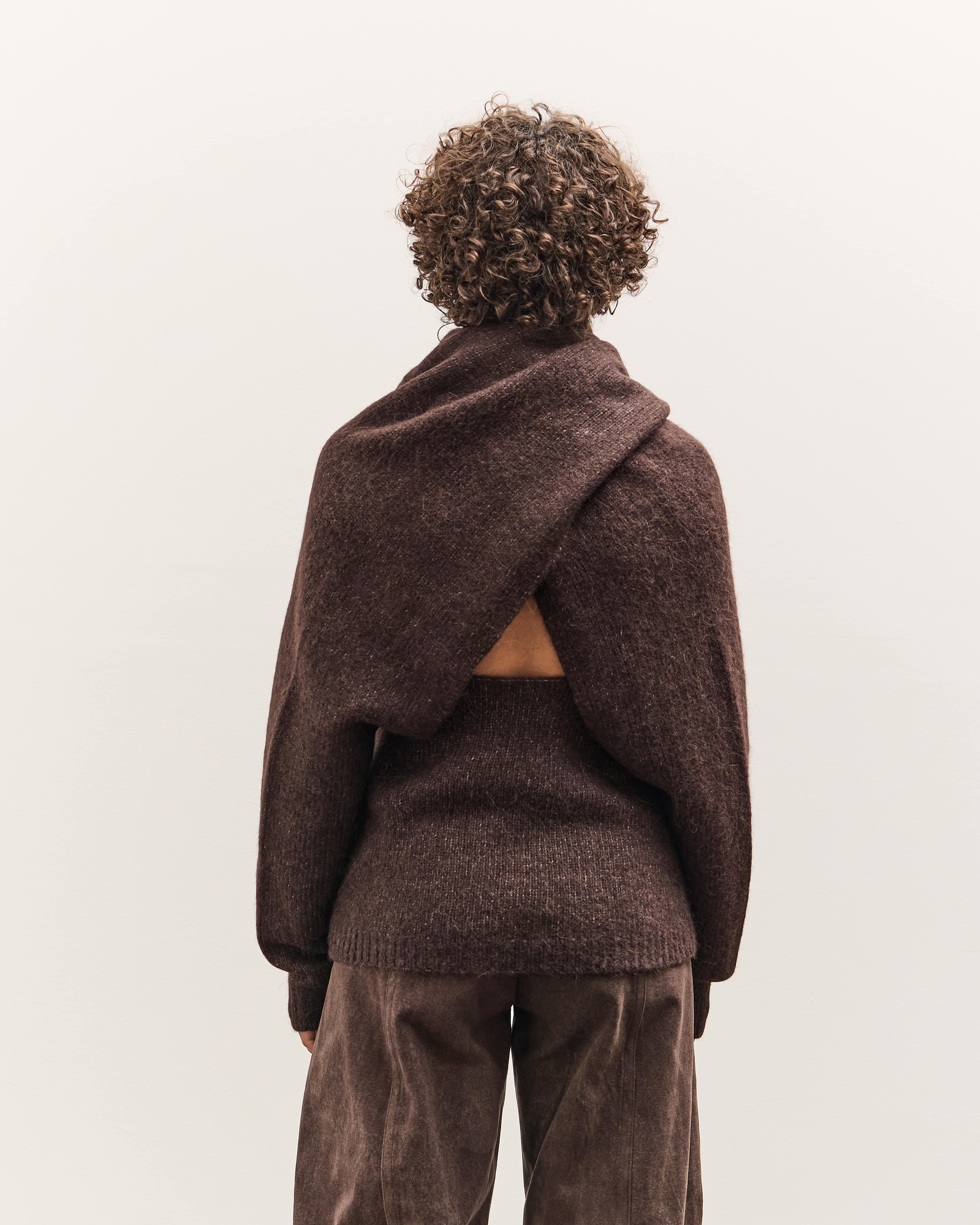 Lauren Manoogian Loft Wrap Shrug, Washed Soil – Glasswing