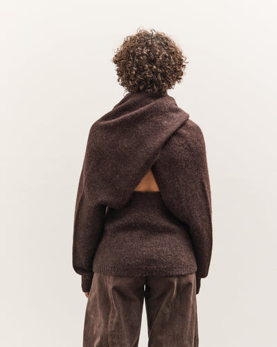 Lauren Manoogian Loft Wrap Shrug, Washed Soil