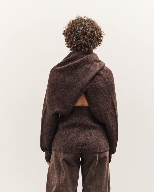 Lauren Manoogian Loft Wrap Shrug, Washed Soil