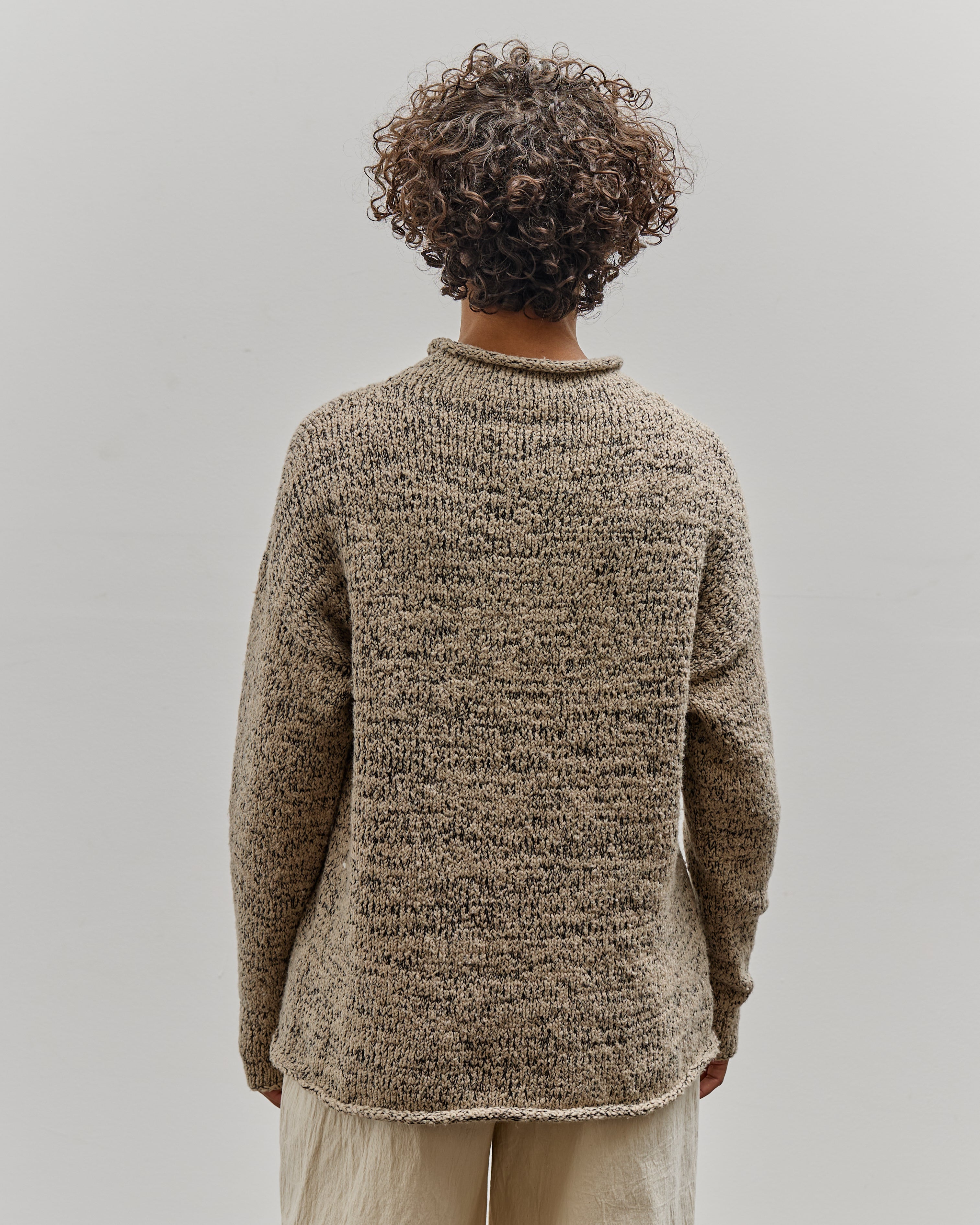 Lauren Manoogian Marl Rollneck Sweater, Sisal Marl – Glasswing
