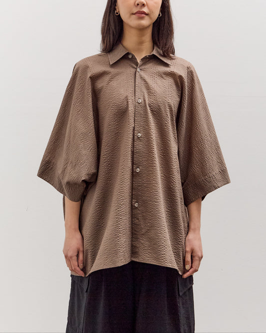 Lauren Manoogian Pebbled Shirt, Bark