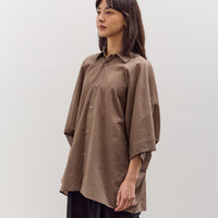 Lauren Manoogian Pebbled Shirt, Bark