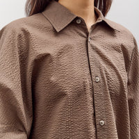 Lauren Manoogian Pebbled Shirt, Bark
