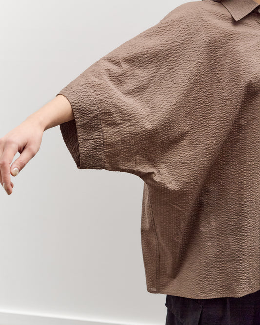 Lauren Manoogian Pebbled Shirt, Bark
