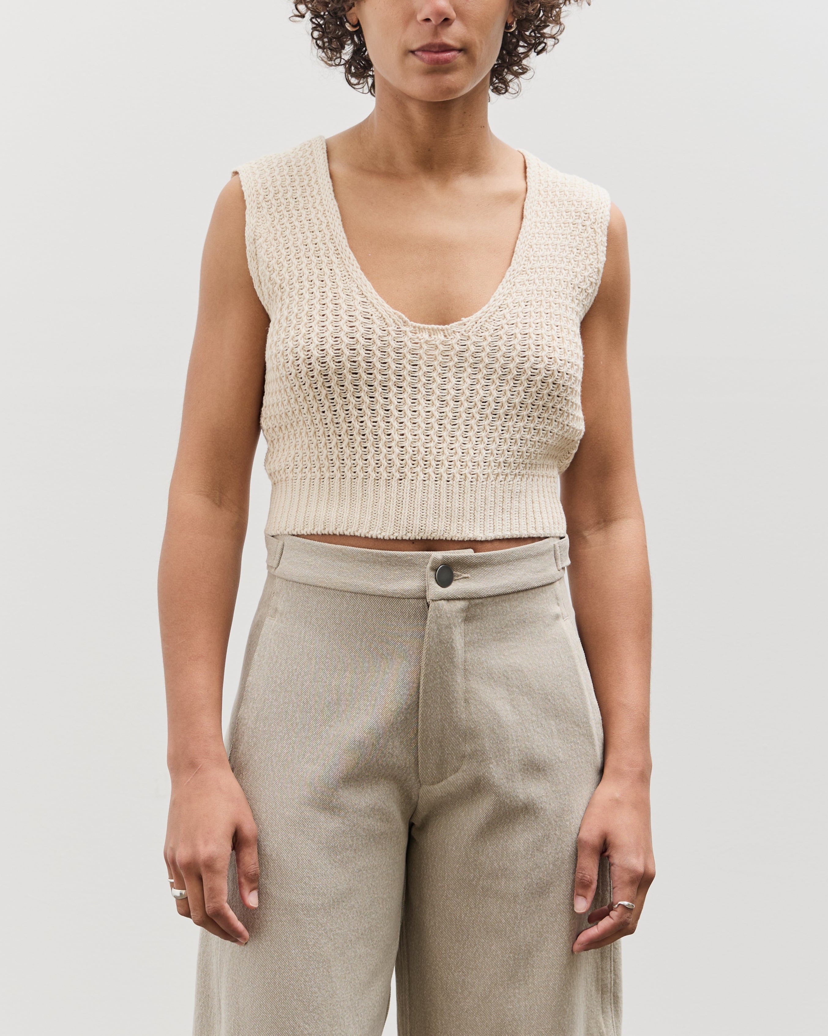 Lauren Manoogian Rack Shell, Ivory – Glasswing