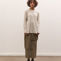 Lauren Manoogian Raw Apron Top, Chalk