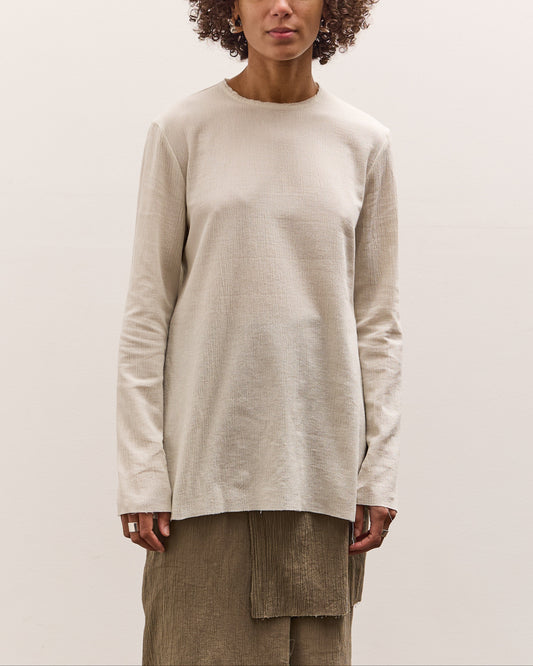 Lauren Manoogian Raw Apron Top, Chalk