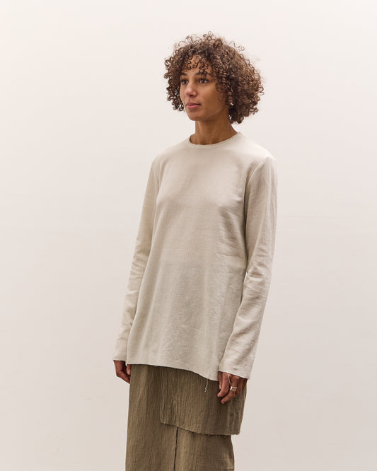 Lauren Manoogian Raw Apron Top, Chalk