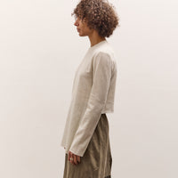 Lauren Manoogian Raw Apron Top, Chalk