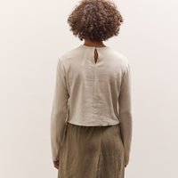 Lauren Manoogian Raw Apron Top, Chalk